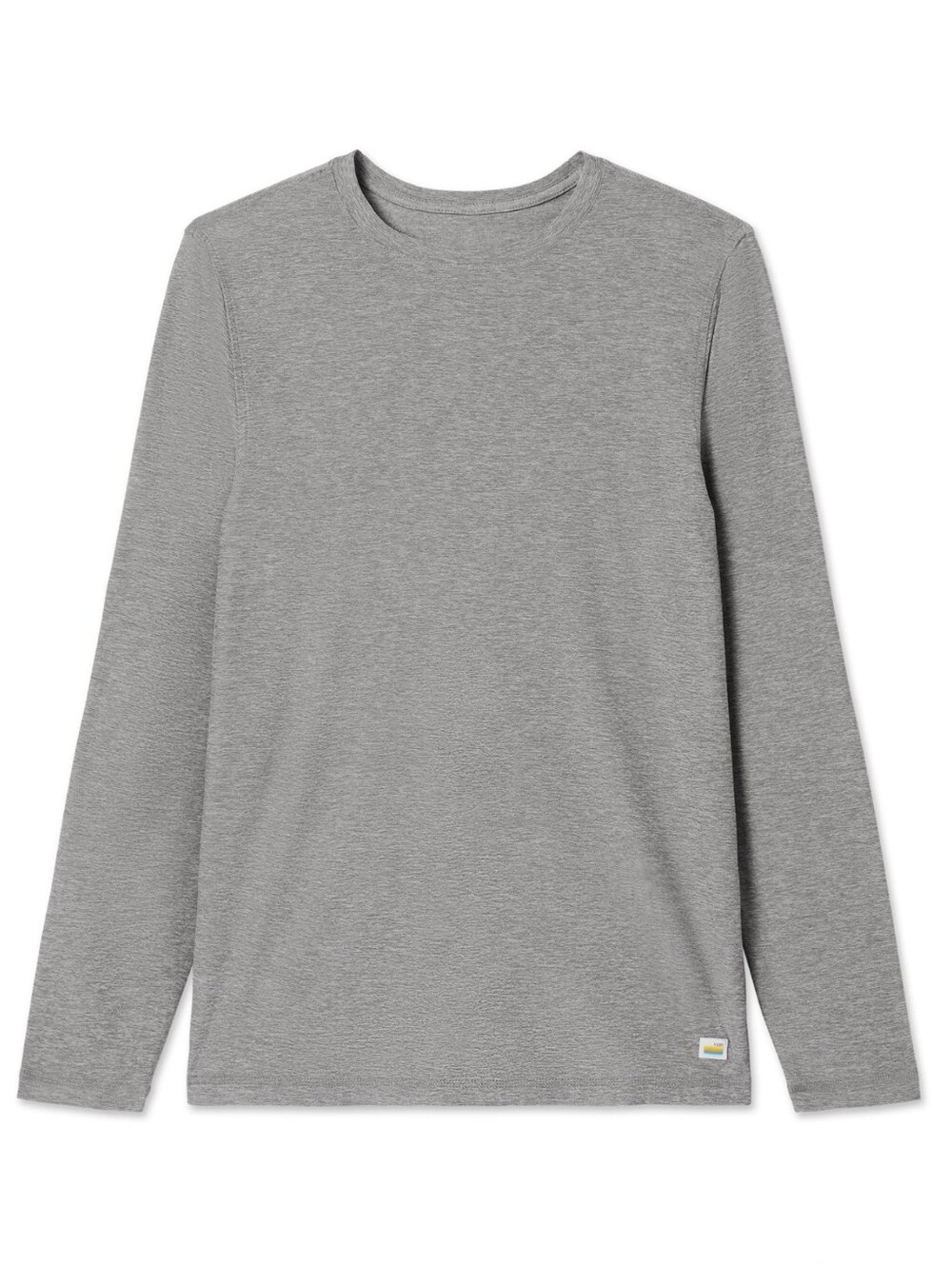 Vuori Strato Tech Long Sleeve Tee Heather Gray Mens Medium